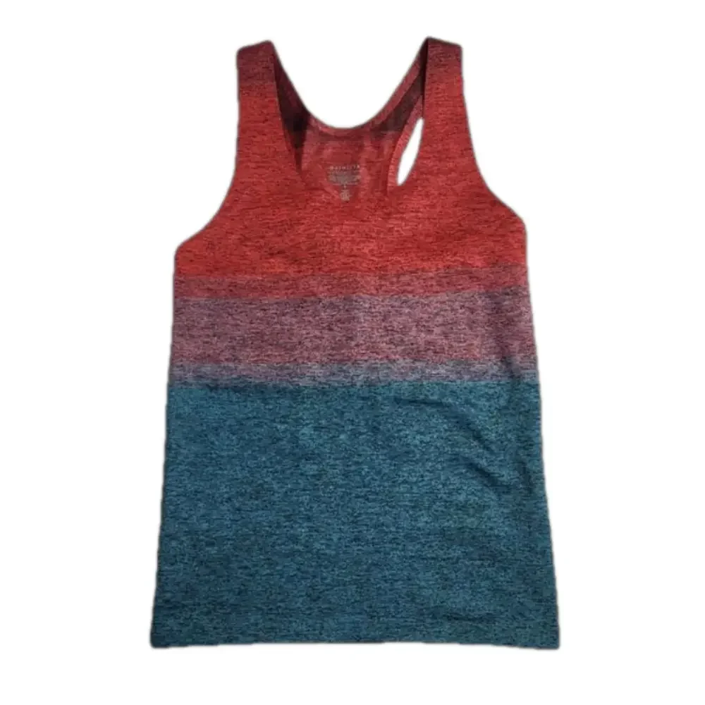 NWT Athleta Relay Tank Gradient Ombre Red and Blue Women’s Size Small - Picture 1 of 9